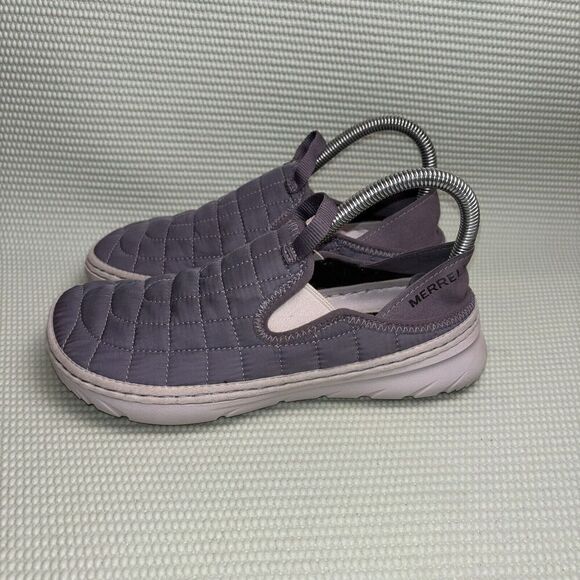 Merrell Hut Moc Loafer Quilted Slip On Shoes Women's Size 6 J001876 Purple - Picture 3 of 9